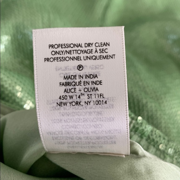 Alice + Olivia Willa Sequin Blouse - Picture 14 of 15